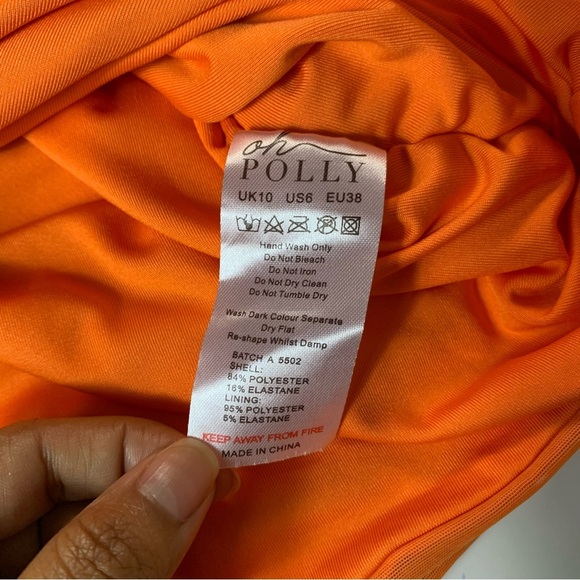 Oh Polly Embellished Draped Mini Party Dress - Picture 10 of 14